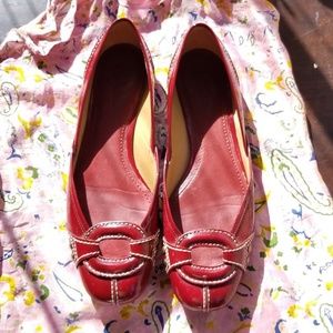 Cole Haan red flats
